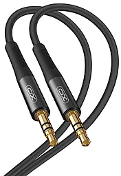 Аудіо кабель XO NB-R175B AUX mini Jack 3.5mm M/M Cable 2 м black - мініатюра 2