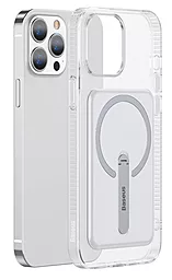 Чохол Baseus Magnetic для Apple iPhone 13 Pro (6.1")  Transparent (ARCX000102)