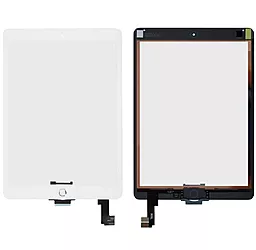 Сенсор (тачскрін) Apple iPad Air 2 (A1566, A1567, повний комплект з кнопкою Home) White