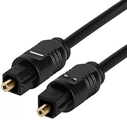 Оптический аудио кабель Atcom Toslink М/М Cable 3 м black (10704) - миниатюра 3