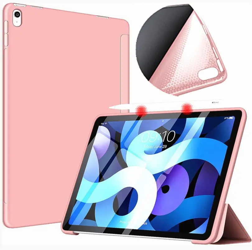 Чехол для планшета BeCover Tri Fold Soft TPU Silicone для Apple iPad Air 11" M4 2026 Dark Green (715236) - фото 1