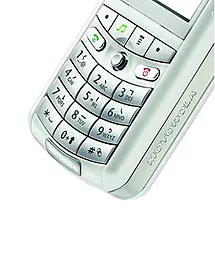 Клавиатура Motorola E1 Silver