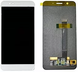 Дисплей ZTE Blade A910 з тачскріном, оригінал, White - фото Дисплей ZTE Blade A910 з тачскріном, оригінал, White