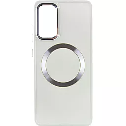 Чохол Epik Bonbon Metal Style with MagSafe для Samsung Galaxy S23+ White