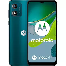 Смартфон Motorola Moto E13 2/64GB Aurora Green (PAXT0035RS) - фото Смартфон Motorola Moto E13 2/64GB Aurora Green (PAXT0035RS)