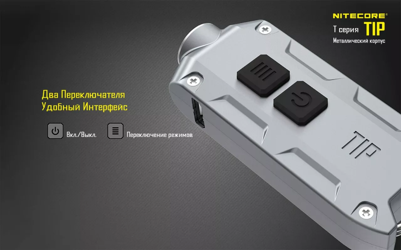 Фонарик Nitecore TIP (Cree XP-G2) Синий - фото 15