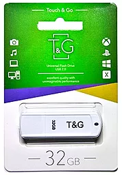 Флешка T&G 32GB 011 Classic Series USB 2.0 (TG011-32GBWH) White - фото Флешка T&G 32GB 011 Classic Series USB 2.0 (TG011-32GBWH) White