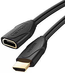 Видео удлиннитель HDMI v1.4 4k 30hz 3m black (VAA-B06-B300) Vention - фото Видео удлиннитель HDMI v1.4 4k 30hz 3m black (VAA-B06-B300) Vention