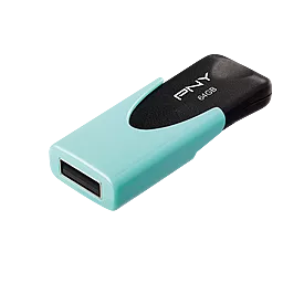 Флешка PNY 64 GB Attache 4 USB 2.0 (FD64GATT4PAS1KA-EFFD64GAT)