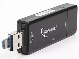 Кардрідер Gembird UHB-CR3IN1-01 USB 3.1 Black - мініатюра 3