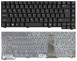 Клавіатура для ноутбуку Fujitsu Amilo D1840 D1845 A1630 вертикальний ентер чорна