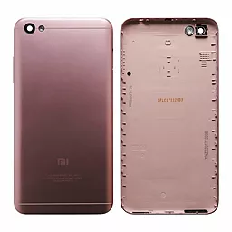 Задняя крышка корпуса Xiaomi Redmi Note 5A со стеклом камеры Rose Gold