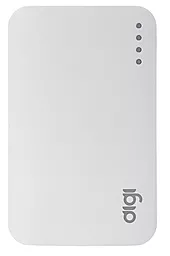 Повербанк Digi LI-33 7500mAh Li-ion White - фото Повербанк Digi LI-33 7500mAh Li-ion White