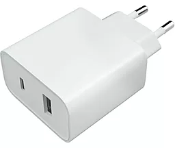 Сетевое зарядное устройство с быстрой зарядкой Xiaomi Mi 33W Wall Charger U+C White (AD332EU / BHR4996GL)