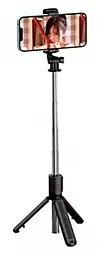 Монопод-трипод для селфі XO SS09 Multifunctional remote control selfie-stick Black - фото Монопод-трипод для селфі XO SS09 Multifunctional remote control selfie-stick Black