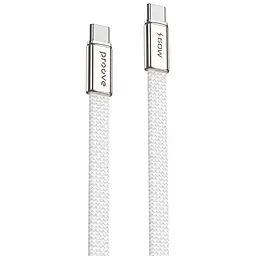 Кабель Proove AirLine USB Type-C - Type-C 60w 3a 1м PD cable White (CCAI60002202) - фото Кабель Proove AirLine USB Type-C - Type-C 60w 3a 1м PD cable White (CCAI60002202)
