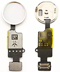 Універсальна кнопка Home Apple iPhone SE 2020 / iPhone SE 2022 зі шлейфом (3rd generation YF) Silver