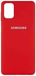 Чехол Epik Silicone Cover Full Protective (AA) Samsung M515 Galaxy M51 Dark Red