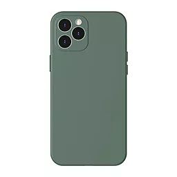 Чохол Baseus Jelly Liquid Silica Gel Apple iPhone 12 Pro Max Dark green (WIAPIPH67N-YT6A)