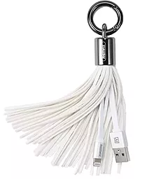 Кабель Remax RC-053i Tassel Ring 0.15m Lightning white - фото Кабель Remax RC-053i Tassel Ring 0.15m Lightning white