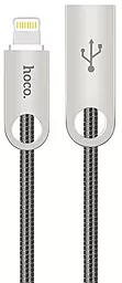 Кабель USB Hoco U8 Lightning Metal Gray