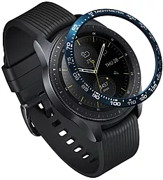 Захисний бампер на безель для розумного годинника Samsung Galaxy Watch 42mm / Galaxy Sport  GW-42-09 Blue (RCW4757)