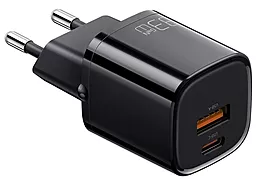 Сетевое зарядное устройство McDodo Nano Series 33w PPS PD/QC USB-C/USB-A ports charger black (CH-0151) - фото Сетевое зарядное устройство McDodo Nano Series 33w PPS PD/QC USB-C/USB-A ports charger black (CH-0151)