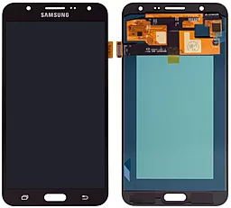 Дисплей Samsung Galaxy J7 J700 2015 з тачскріном, (OLED), Black