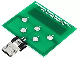 Тестова плата Aida DFT-micro для перевірки контактів роз'єму micro USB на коротке замикання - мініатюра 2