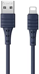 Кабель Remax RC-179i USB-A - Lightning 12w 2.4a 1м cable Blue - фото Кабель Remax RC-179i USB-A - Lightning 12w 2.4a 1м cable Blue