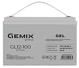 Аккумуляторная батарея Gemix 12V 100Ah GEL (GL12-100)