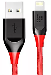 Кабель USB Tronsmart Nylon 12w 2.4a Lightning cable red (19AWG)