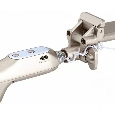 Моноподи, селфі-палки для селфі Noosy BR13 LED flashlight Bluetooth selfie stick Gold - фото 3