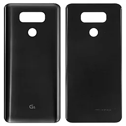 Задняя крышка корпуса LG G6 H870 / G6 H871 / G6 H872 / G6 H873 / G6 LS993 Original Astro Black - фото Задняя крышка корпуса LG G6 H870 / G6 H871 / G6 H872 / G6 H873 / G6 LS993 Original Astro Black