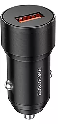 Автомобильное зарядное устройство Borofone BZ19A Wisdom 18w QC3.0 car charger black - фото Автомобильное зарядное устройство Borofone BZ19A Wisdom 18w QC3.0 car charger black