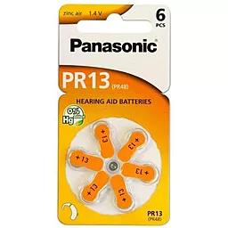 Батарейки Panasonic PR13 / PR48 6шт (PR-13/6LB) 1.4 V