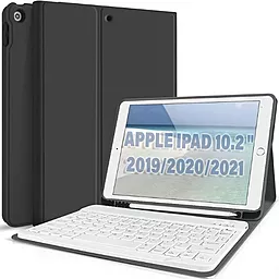 Чехол для планшета BeCover с безпроводной клавиатурой для Apple iPad 10.2 2019, 2020, 2021 Black (711134) - фото Чехол для планшета BeCover с безпроводной клавиатурой для Apple iPad 10.2 2019, 2020, 2021 Black (711134)