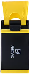 Держатель Remax Steering Wheel Holder RM-C11 Black / Yellow - фото Держатель Remax Steering Wheel Holder RM-C11 Black / Yellow