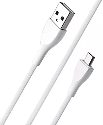 Кабель USB Powermax Inspire Series Type-C Cable White - миниатюра 2