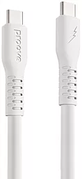 Кабель Proove Eternal USB Type-C - Type-C 60w 3a 2м PD cable White - фото Кабель Proove Eternal USB Type-C - Type-C 60w 3a 2м PD cable White