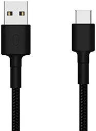 Кабель USB Xiaomi Braide 3A USB 3.0 USB - Type-C Cable Black (387945)