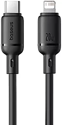 Кабель Baseus Silky Series USB Type-C - Lightning 20w 3a 2м PD сable Black (P10377700113-01)