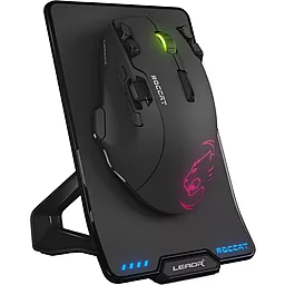 Комп'ютерна мишка Roccat Leadr - Wireless Multi-Button RGB Gaming Mouse (ROC-11-852) Black - фото Комп'ютерна мишка Roccat Leadr - Wireless Multi-Button RGB Gaming Mouse (ROC-11-852) Black