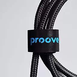 Кабель Proove Weft Weft USB-A - Lightning 12w 2.4a 1м cable Black (CCWF20001101) - миниатюра 6 Кабель Proove Weft Weft USB-A - Lightning 12w 2.4a 1м cable Black (CCWF20001101) - миниатюра 6