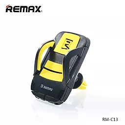 Тримач Remax RM-C13 Black/Yellow - мініатюра 2 Тримач Remax RM-C13 Black/Yellow - мініатюра 2