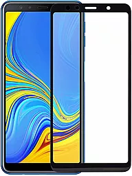 Защитное стекло TOTO 5D Cold Carving Samsung A750 Galaxy A7 2018 Black (F_101415)