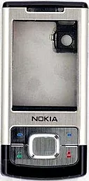 Корпус Nokia 6500 Slide с клавиатурой Silver