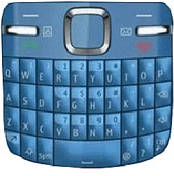 Клавіатура Nokia C3-00 Blue