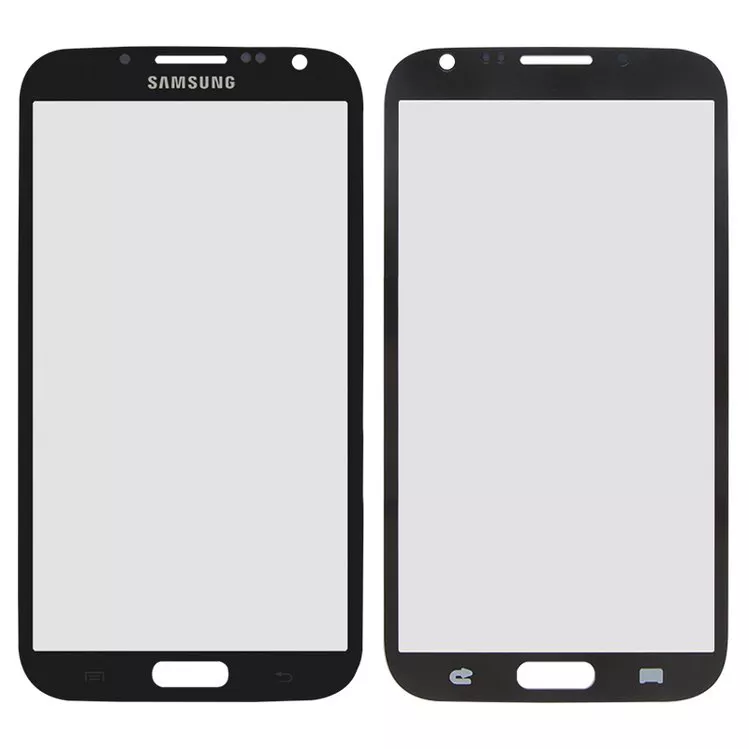 Корпусное стекло дисплея Samsung Galaxy Note 2 N7100 Grey - фото 1