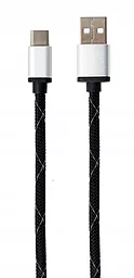 Кабель USB Maxxter USB Type-C Cable 2.1а 2.5м Black (ACT-USB2-AMCM-2.5M)